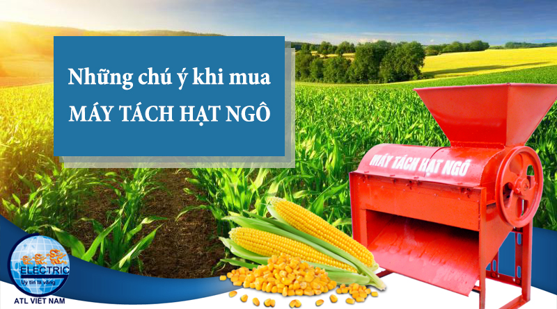 Máy tách hạt ngô và những chú ý khi chọn mua