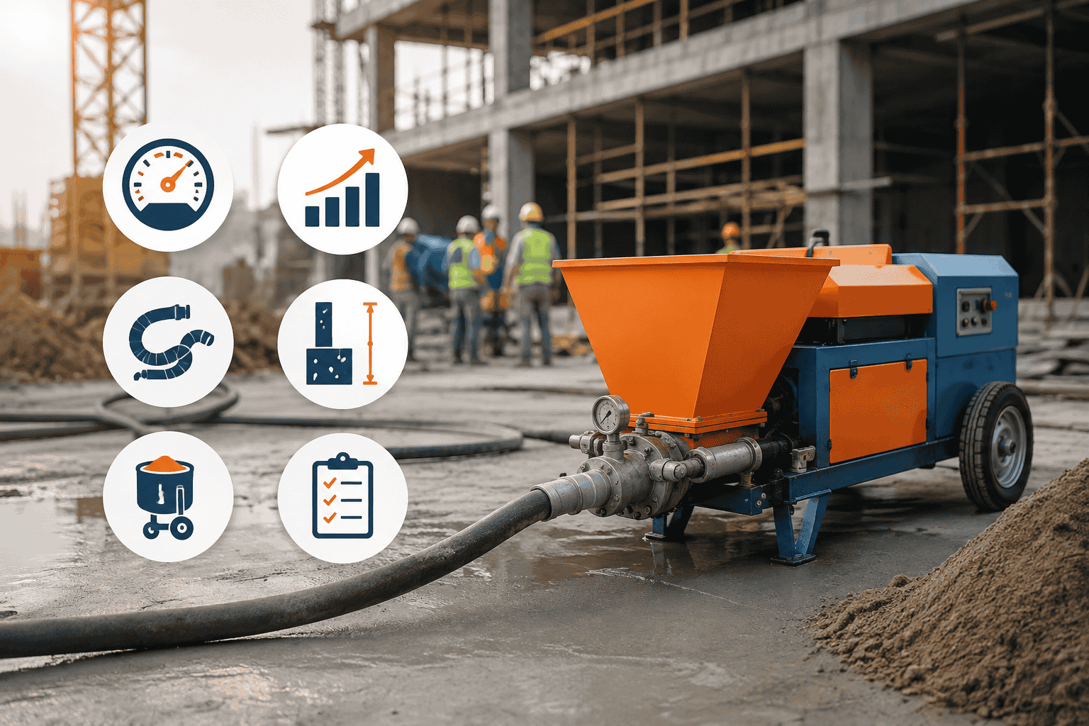 Kinh Nghiệm Chọn Mua Máy Bơm Vữa Phù Hợp Công Trình