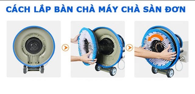 Cách sử dụng máy chà sàn