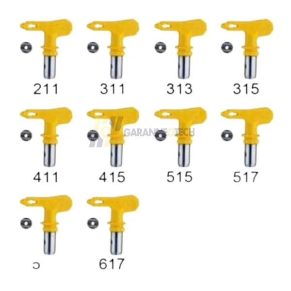 Các loại đầu béc phun