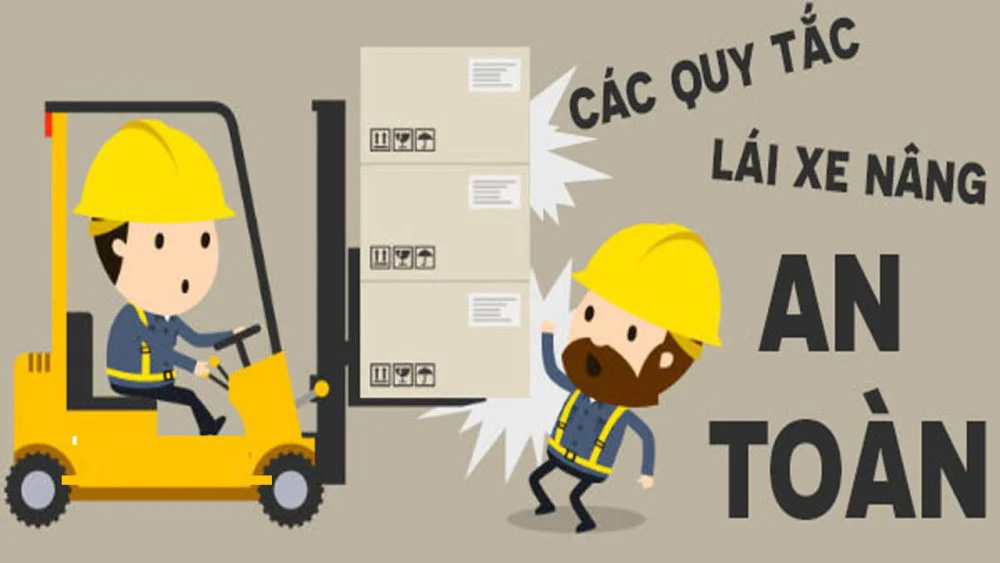 Các biện pháp an toàn khi vận hành xe nâng hàng