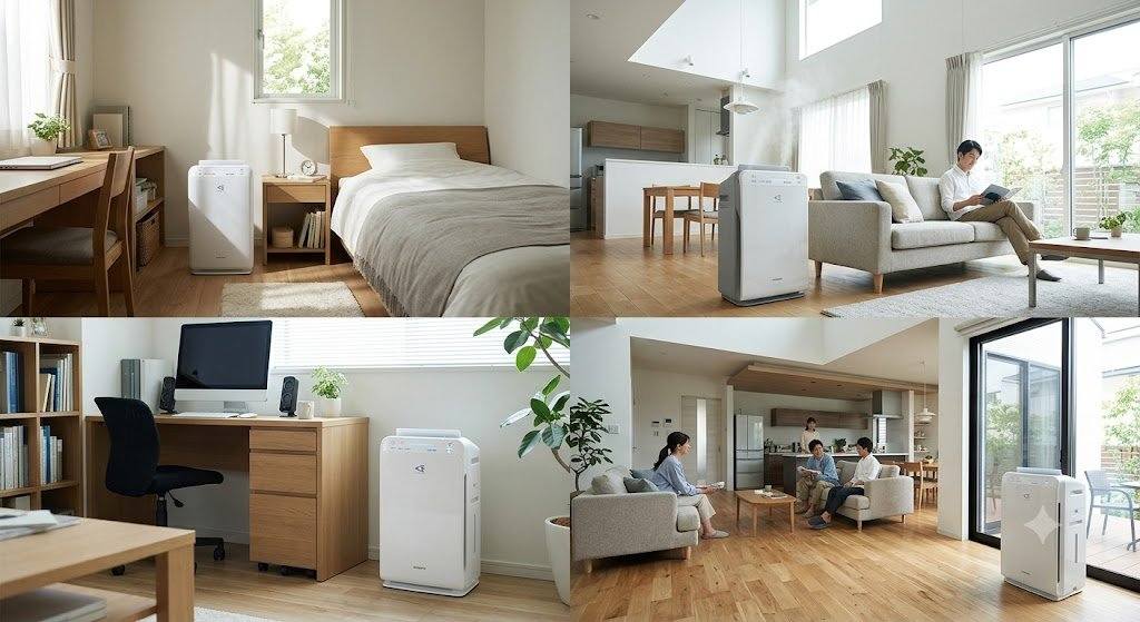 Các dòng máy lọc không khí Hitachi phổ biến