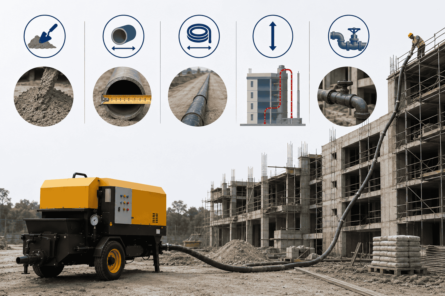 Các yếu tố ảnh hưởng đến khả năng bơm xa, bơm cao