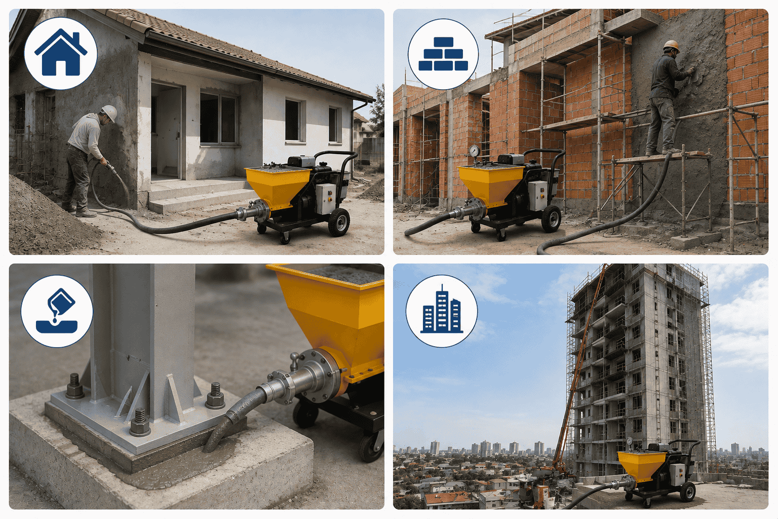Chọn áp suất theo từng loại công trình