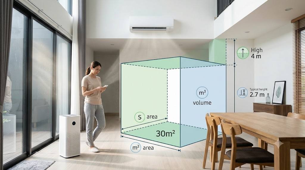 Nên chọn máy lọc không khí theo từng nhóm diện tích nào