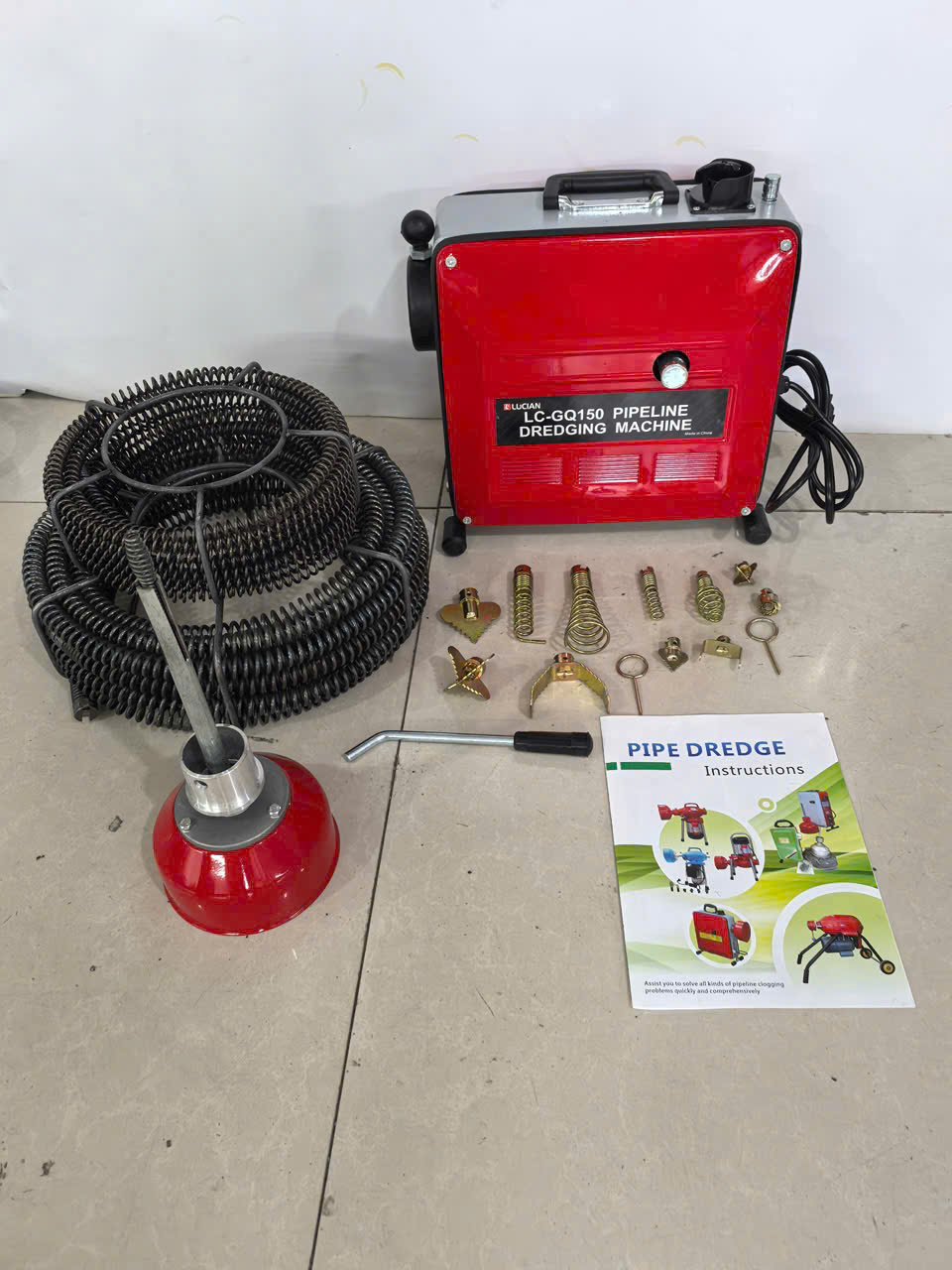 Máy thông cống lò xo GQ-150 (1800W)
