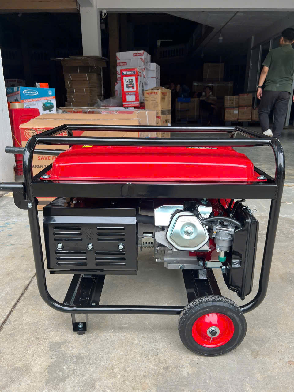 Máy phát điện chạy xăng 5.5Kw Bgas BGA7000GE 