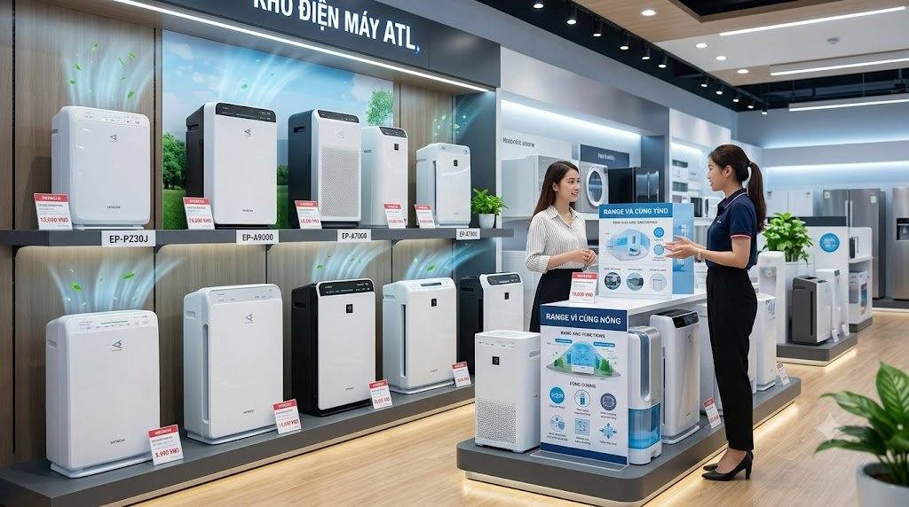 Giá máy lọc không khí Hitachi bao nhiêu?