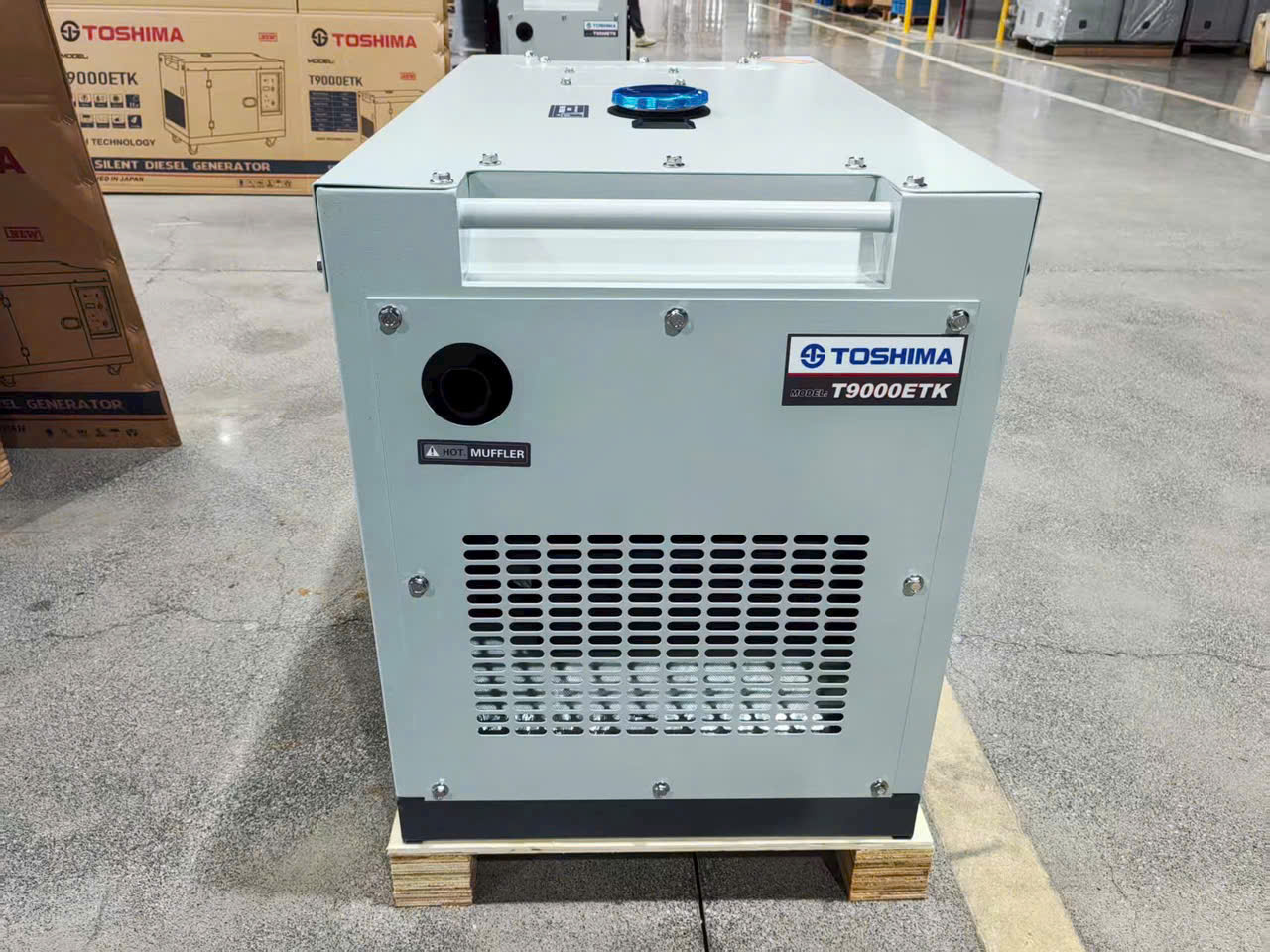 Máy Phát Điện Chạy Dầu 7Kw Toshima T90E