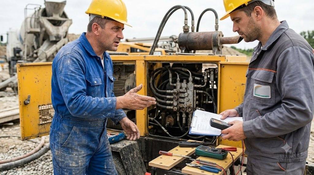 Khi nào cần gọi kỹ thuật sửa máy bơm vữa?