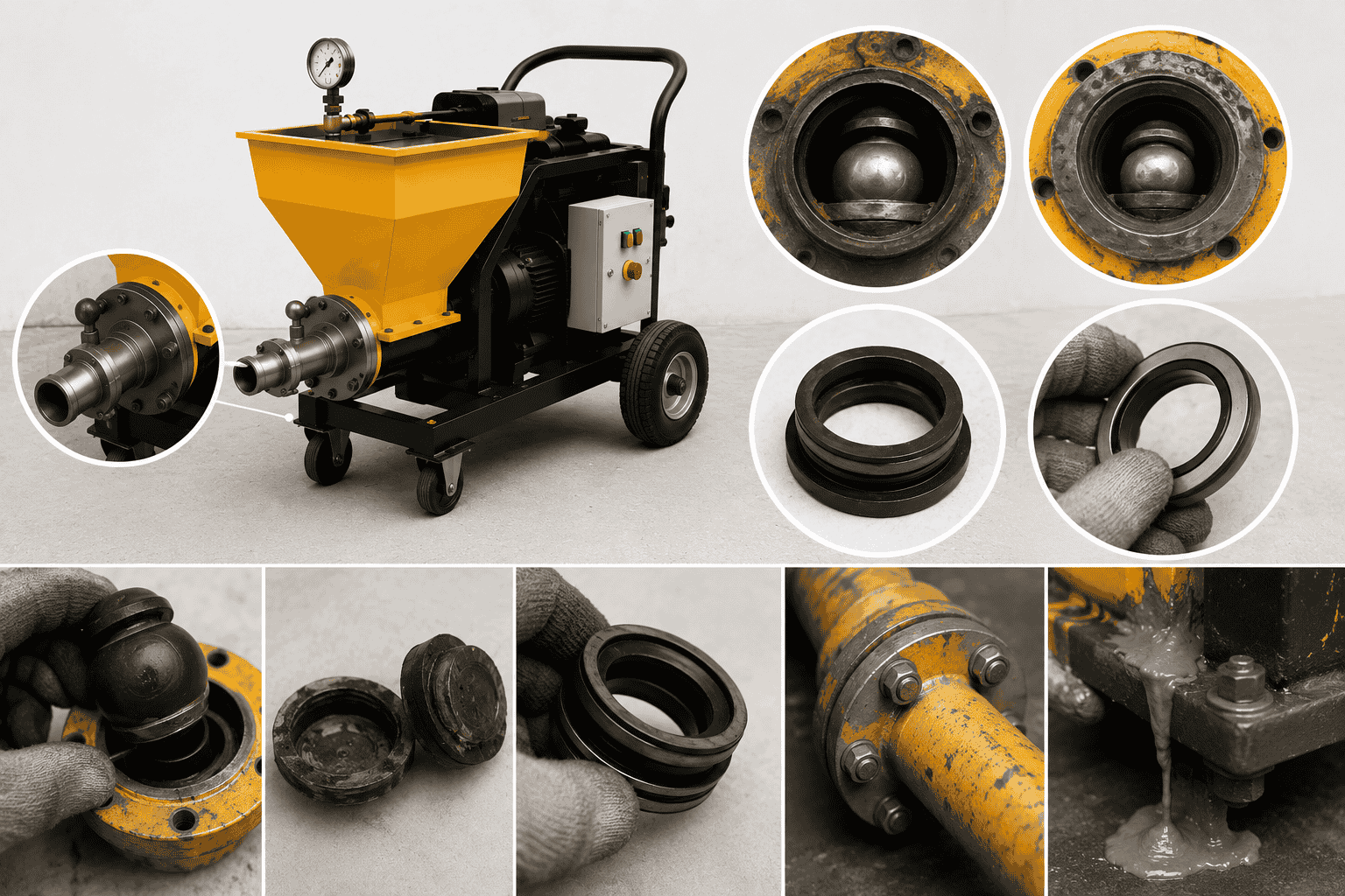 Kiểm tra phễu chứa và hệ thống cấp liệu