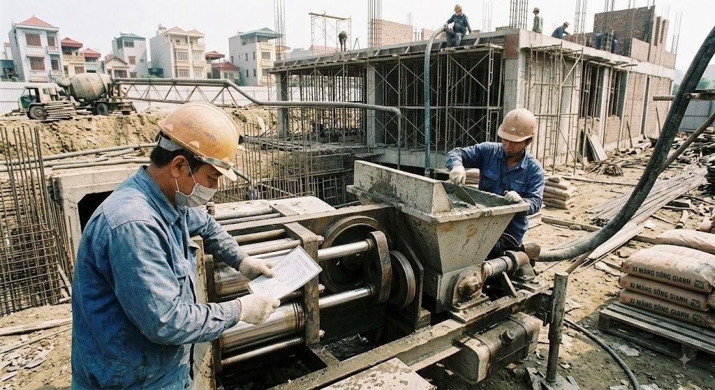 Kinh nghiệm chọn máy bơm vữa piston phù hợp