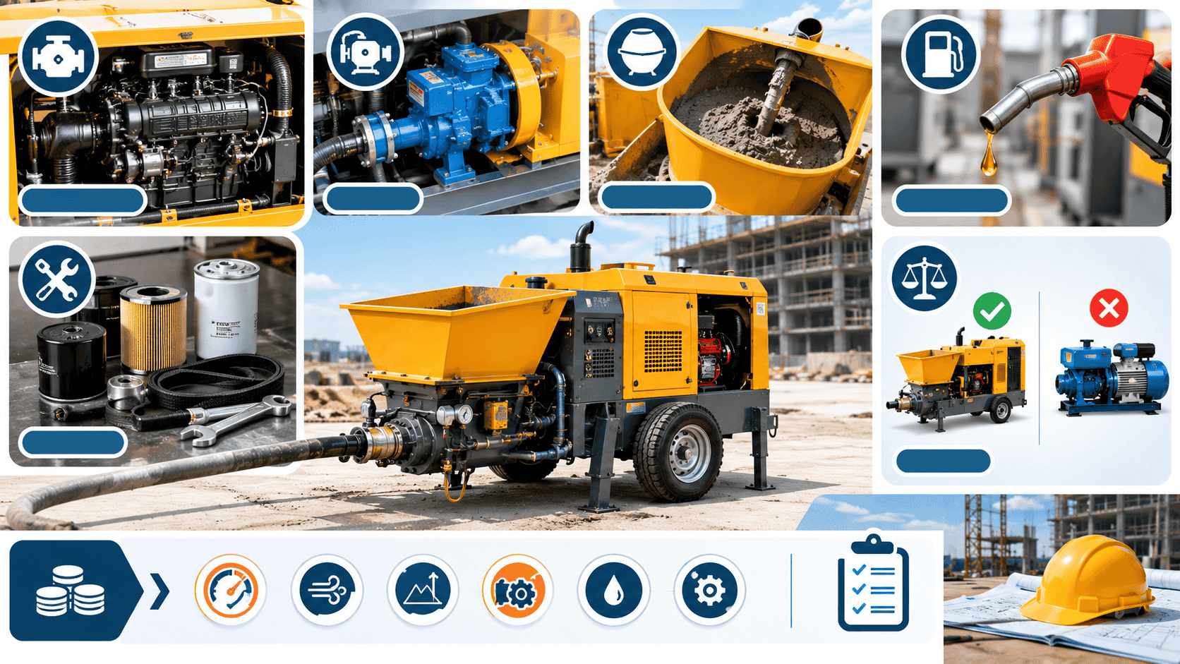 Máy bơm vữa diesel có giá bao nhiêu?