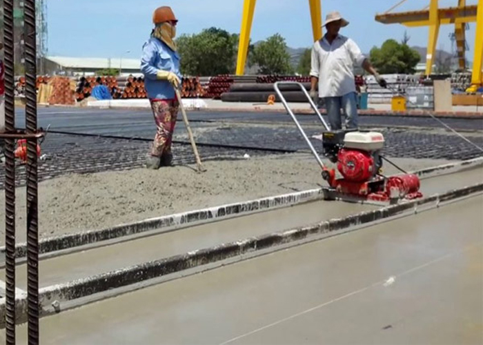 Máy đầm rung được sử dụng nhiều trong các công trình
