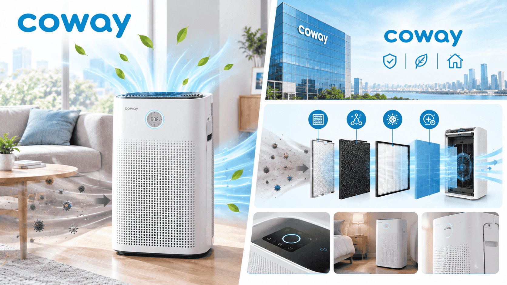 Máy lọc không khí Coway là gì?