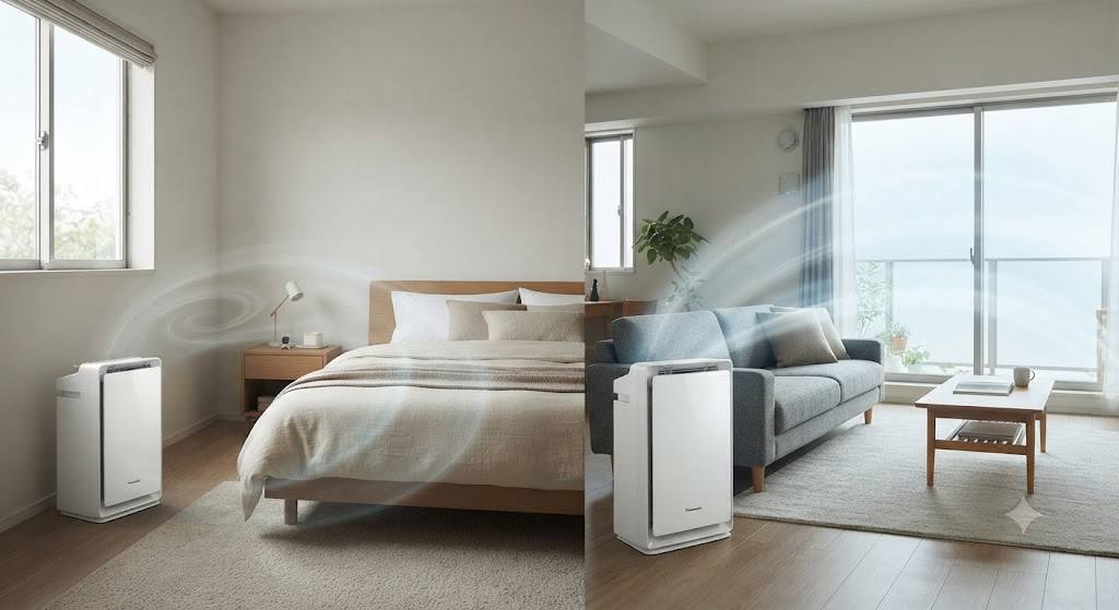Máy lọc không khí Panasonic nào phù hợp phòng 30–40m²