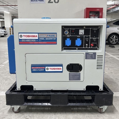 Máy phát điện chạy dầu 5Kw Toshima T68ES 