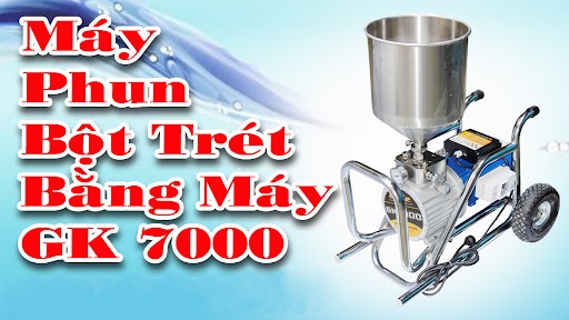 máy phun bột trét tường