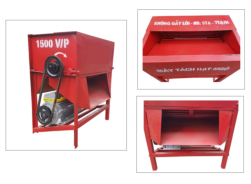 Máy tách hạt ngô vuông