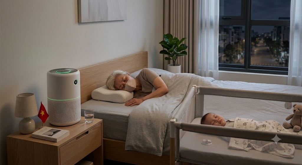 Nên chọn máy lọc không khí phòng ngủ theo nhu cầu nào