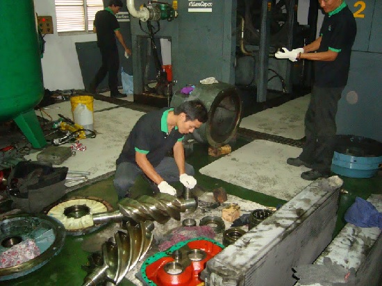 Nguyên nhân gây rò rỉ khí trong máy nén khí