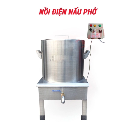 Nồi nấu phở 120L sản xuất