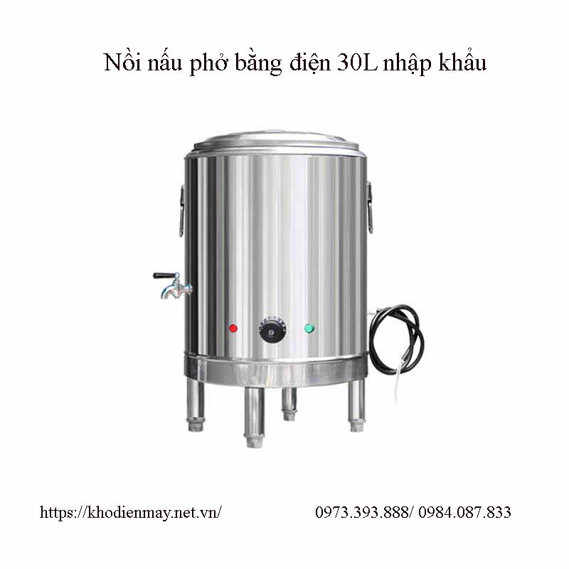 Nồi nấu phở bằng điện 30L nhập khẩu