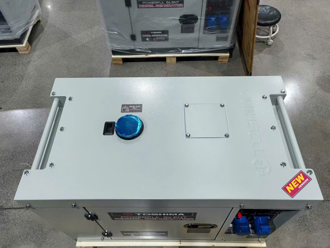 Máy Phát Điện Chạy Dầu 7Kw Toshima T90E
