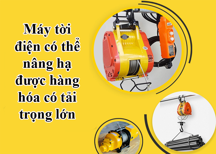 Sự tiện lợi của máy tời điện