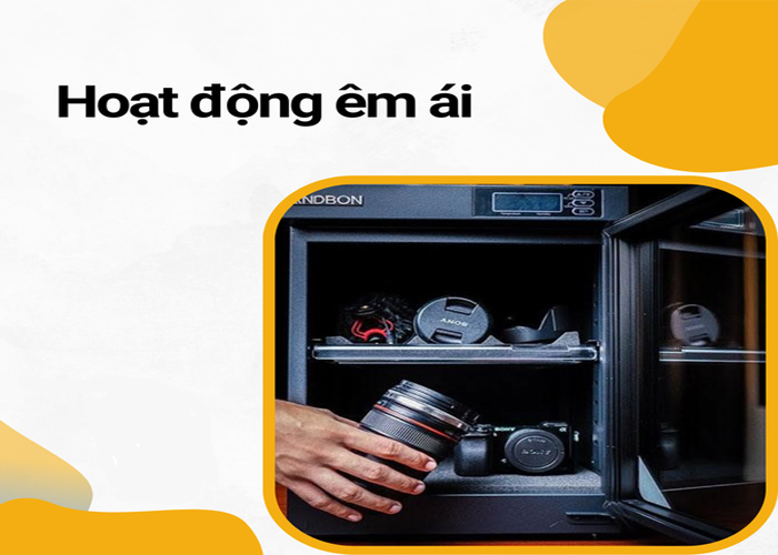 Tủ hoạt động êm ái không gây ra tiếng ồn