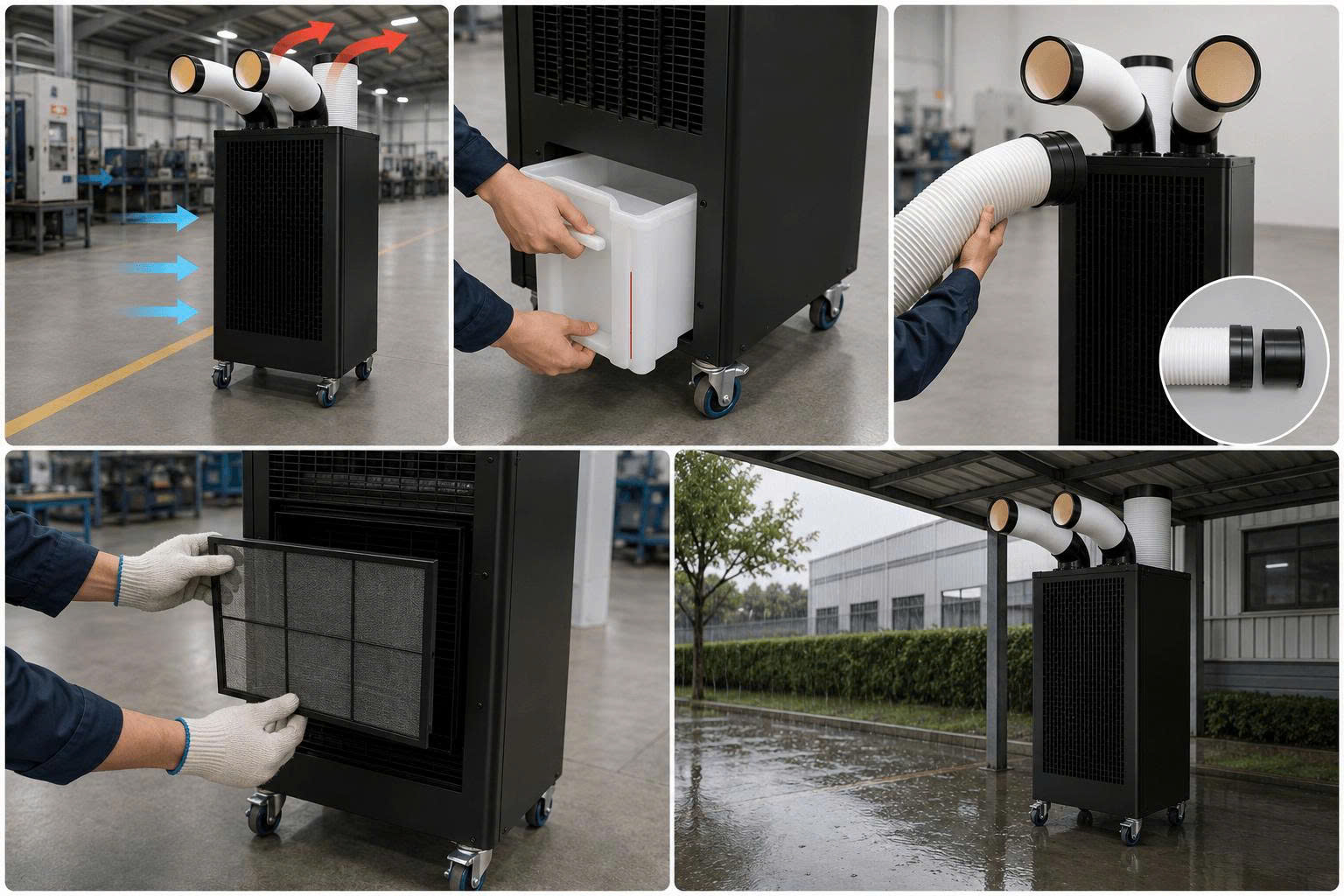 Ứng dụng của máy lạnh di động công nghiệp KASAMI KPAC45