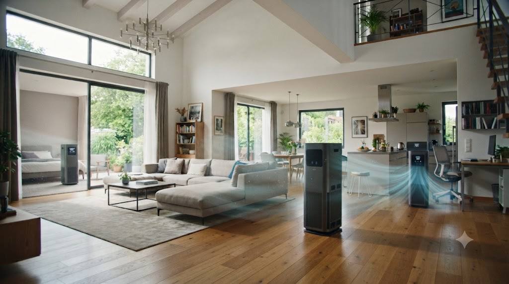 Vì sao cần chọn máy lọc không khí theo diện tích phòng