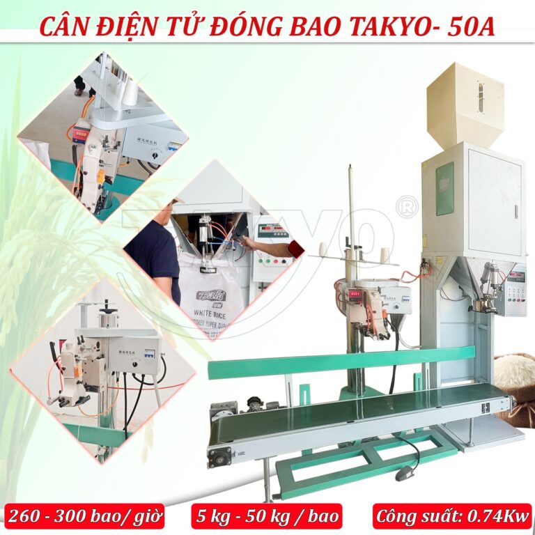 Cân điện tử - máy đóng bao Takyo 50A