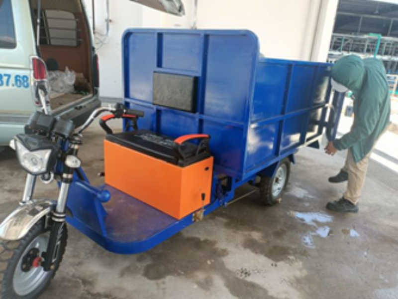 Xe điện chở hàng 3 bánh tải trọng 1000 kg