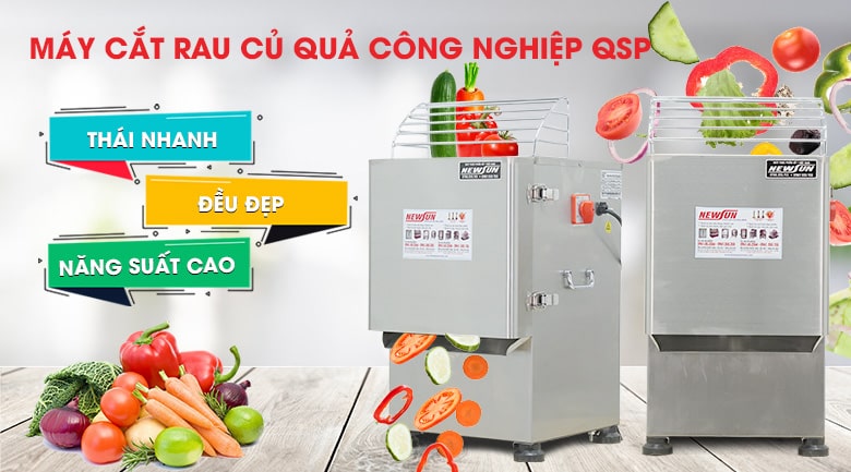 Máy cắt lát rau củ công nghiệp QSP