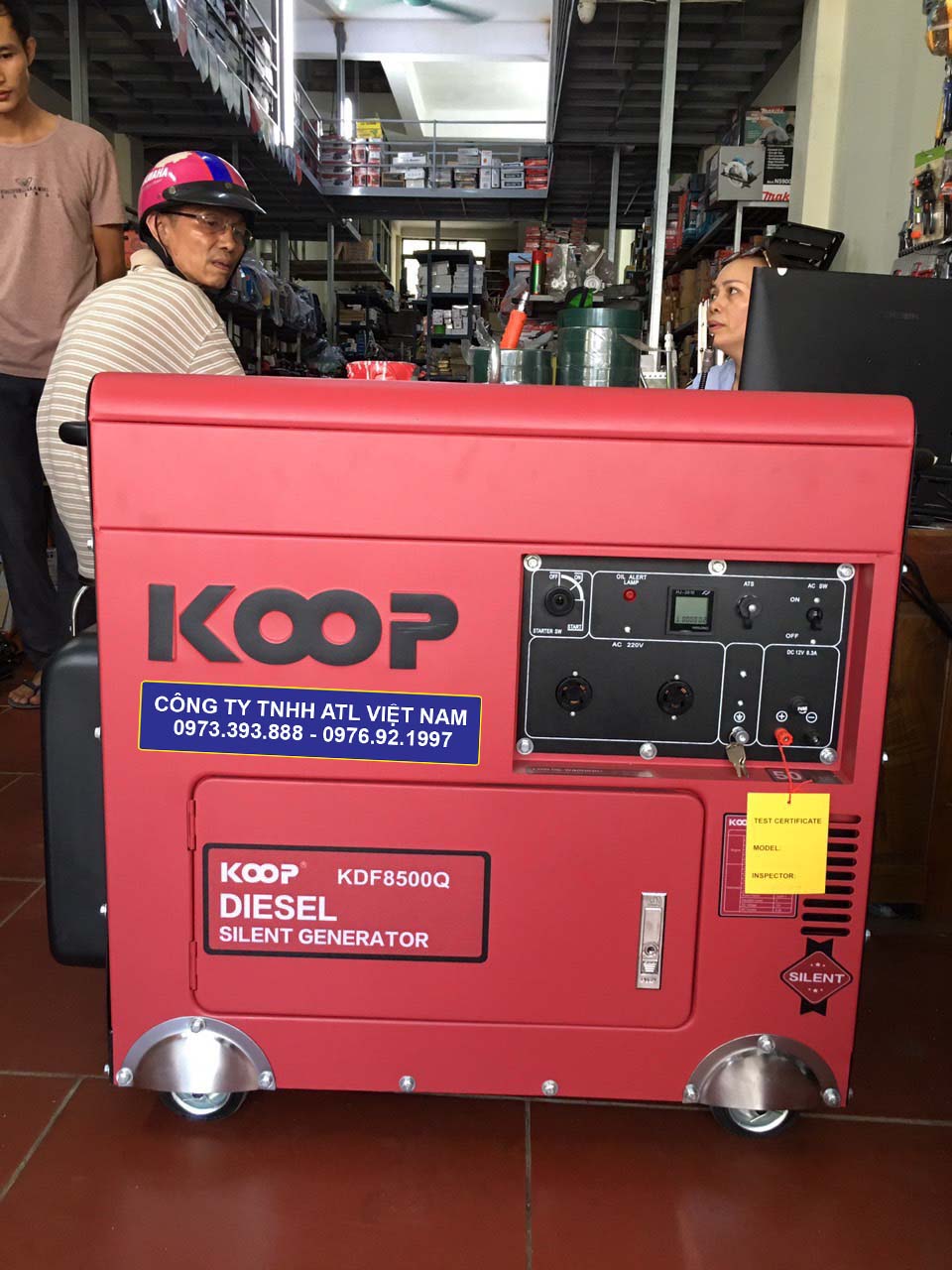 Máy phát điện diesel KOOP KDF8500Q