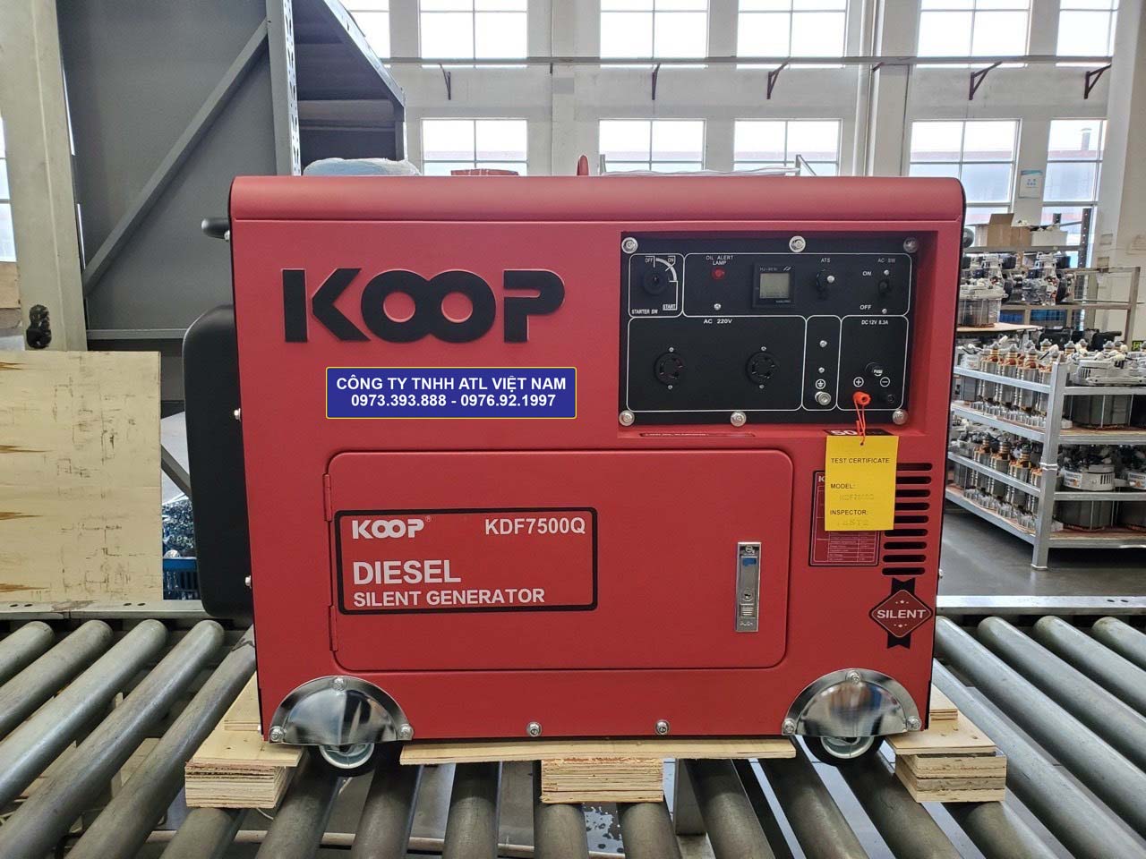 Máy phát điện diesel KOOP KDF7500Q