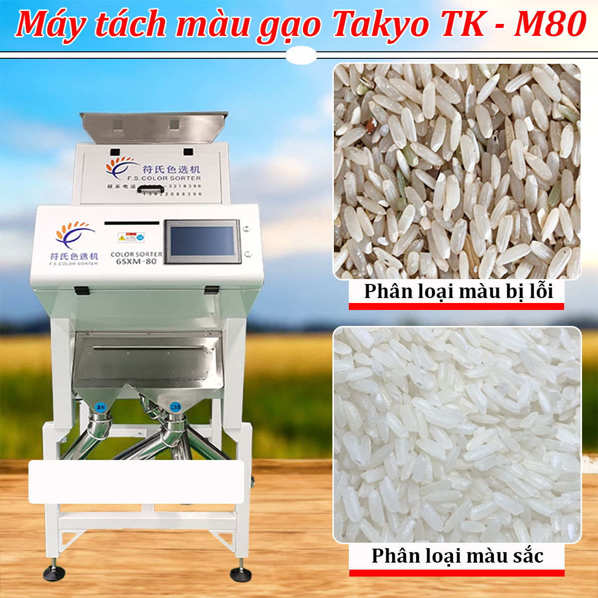 Gầu tải lúa Takyo TK-38
