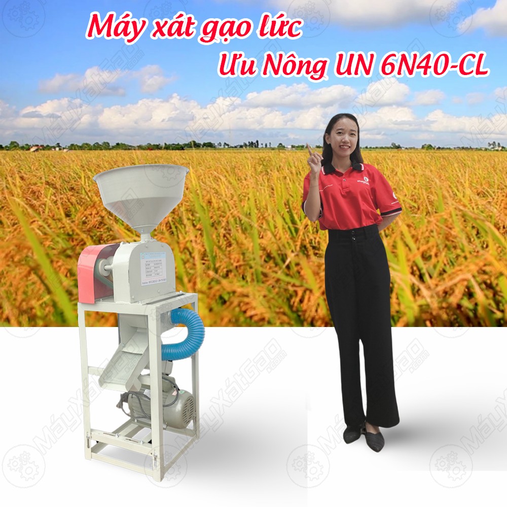 Máy xay xát gạo lứt - Gạo nấu rượu UN 6N40-CL