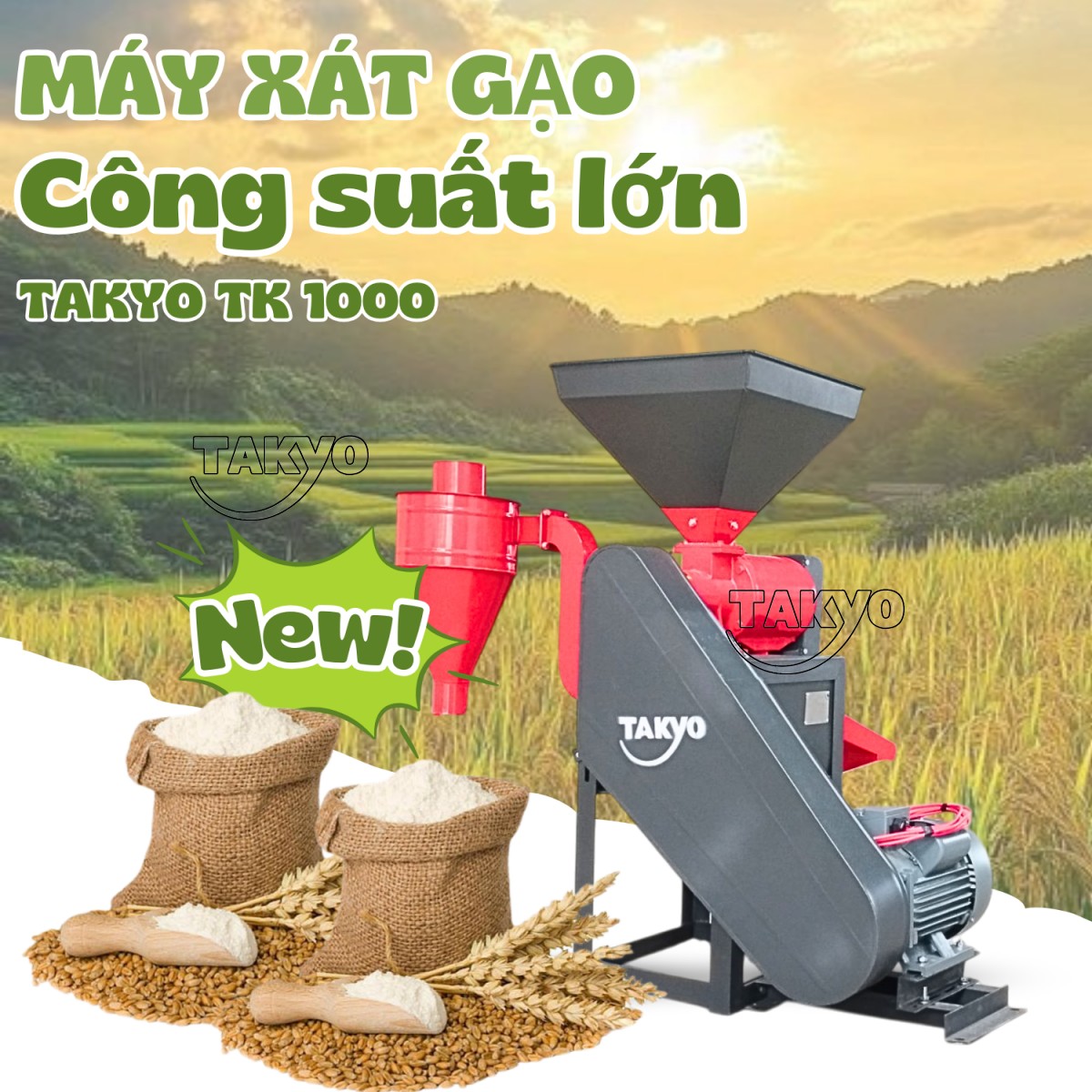 Máy xát gạo TAKYO TK 1000