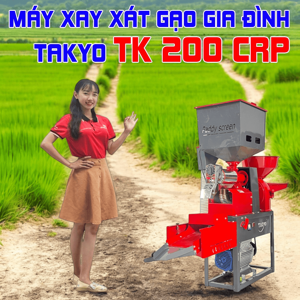 Máy xay xát gạo đa năng Takyo TK 200 CRP