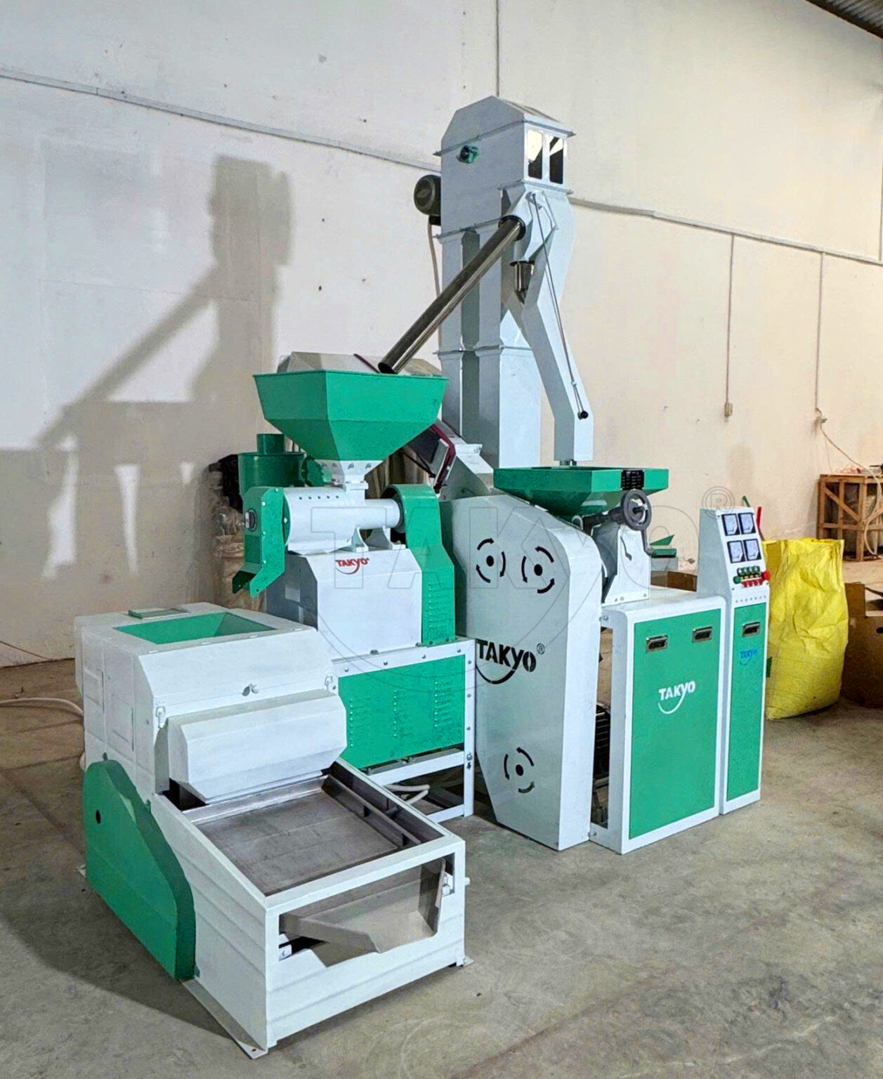 Dàn Máy Xát Gạo Liên Hoàn Takyo TK 1200 - Mẫu cải tiến