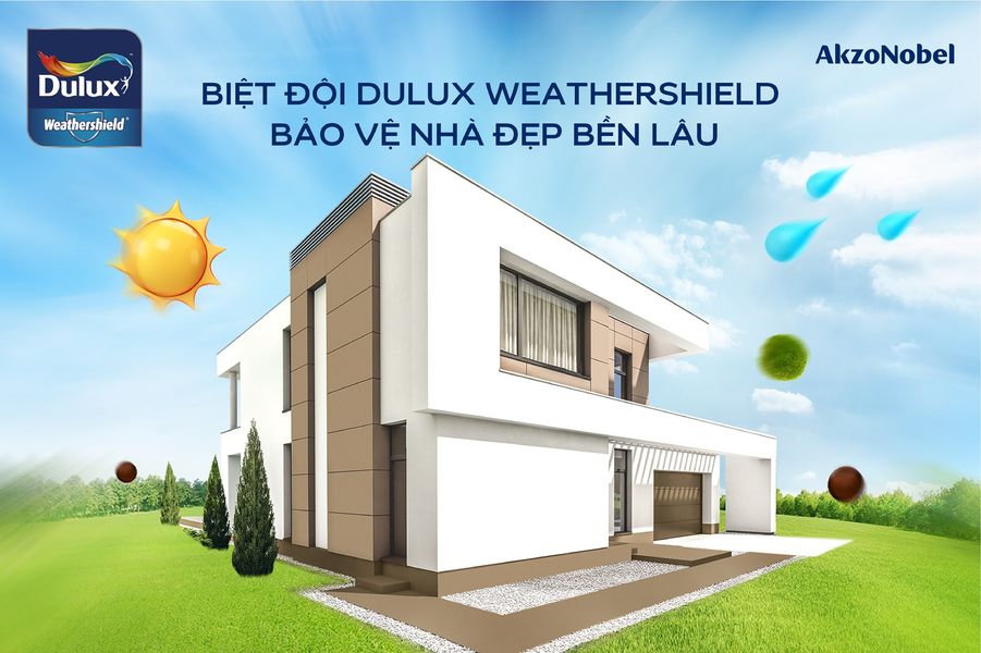 Biệt đội Dulux Weathershield - Bảo vệ nhà đẹp bền lâu