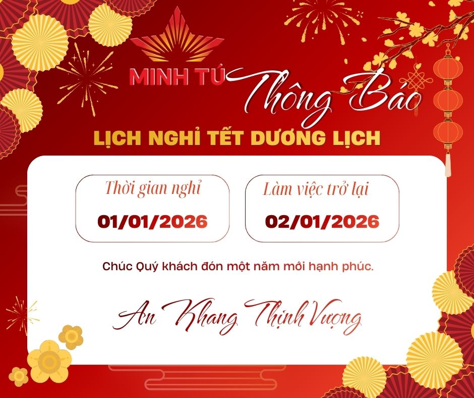 Thông báo nghỉ tết dương lịch 2026