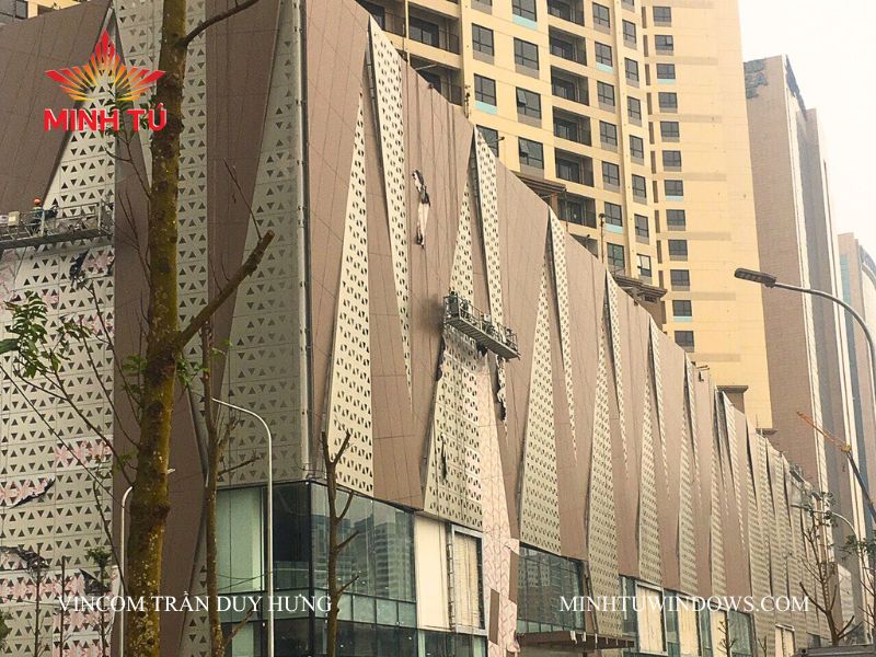 hình ảnh mặt dựng Facade VIncom Trần Duy Hưng
