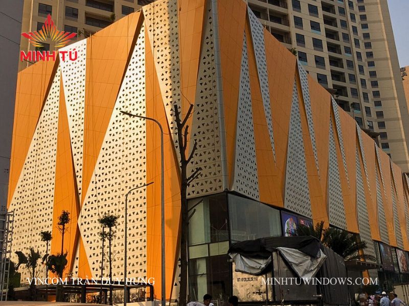 hình ảnh mặt dựng Facade VIncom Trần Duy Hưng 3