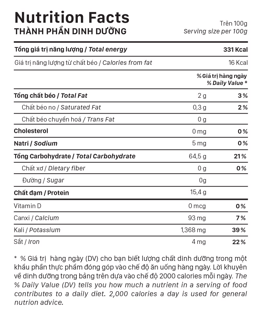 dinh dưỡng có trong hạt sen sấy