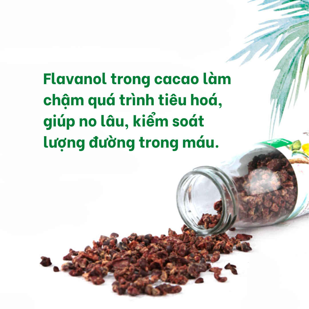 hạt cacao nib có tác dụng gì