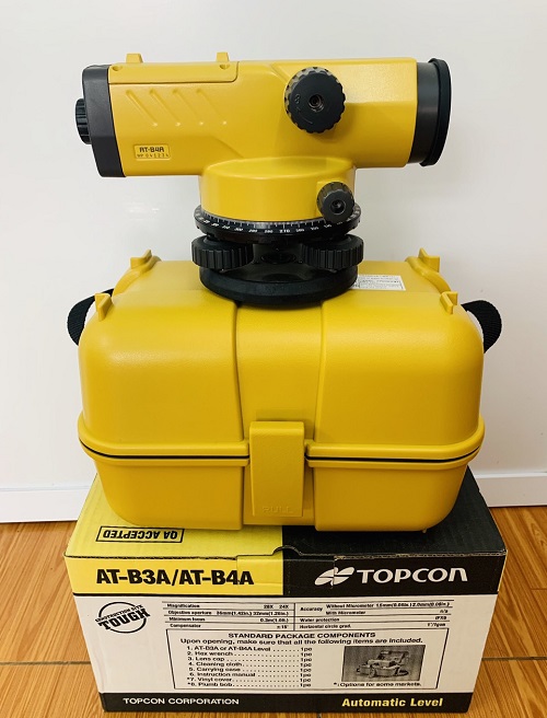 MÁY THỦY BÌNH TOPCON AT-B4A NHẬT BẢN | CÔNG TY TNHH MÁY ĐO ĐẠC TOÀN THẮNG
