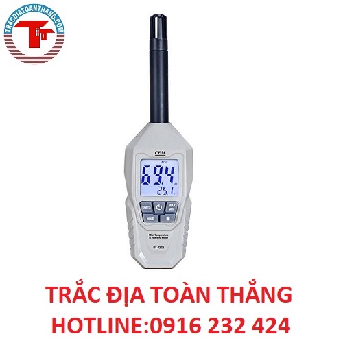 MÁY ĐO ĐỘ ẨM NHIỆT ĐỘ CEM DT-73TH